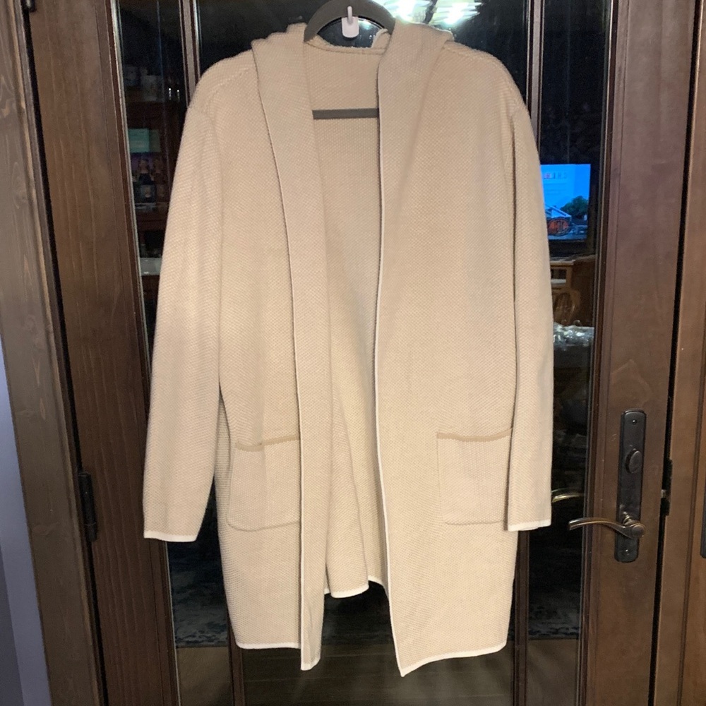 Cozy Cream Hooded Women's Sweater
